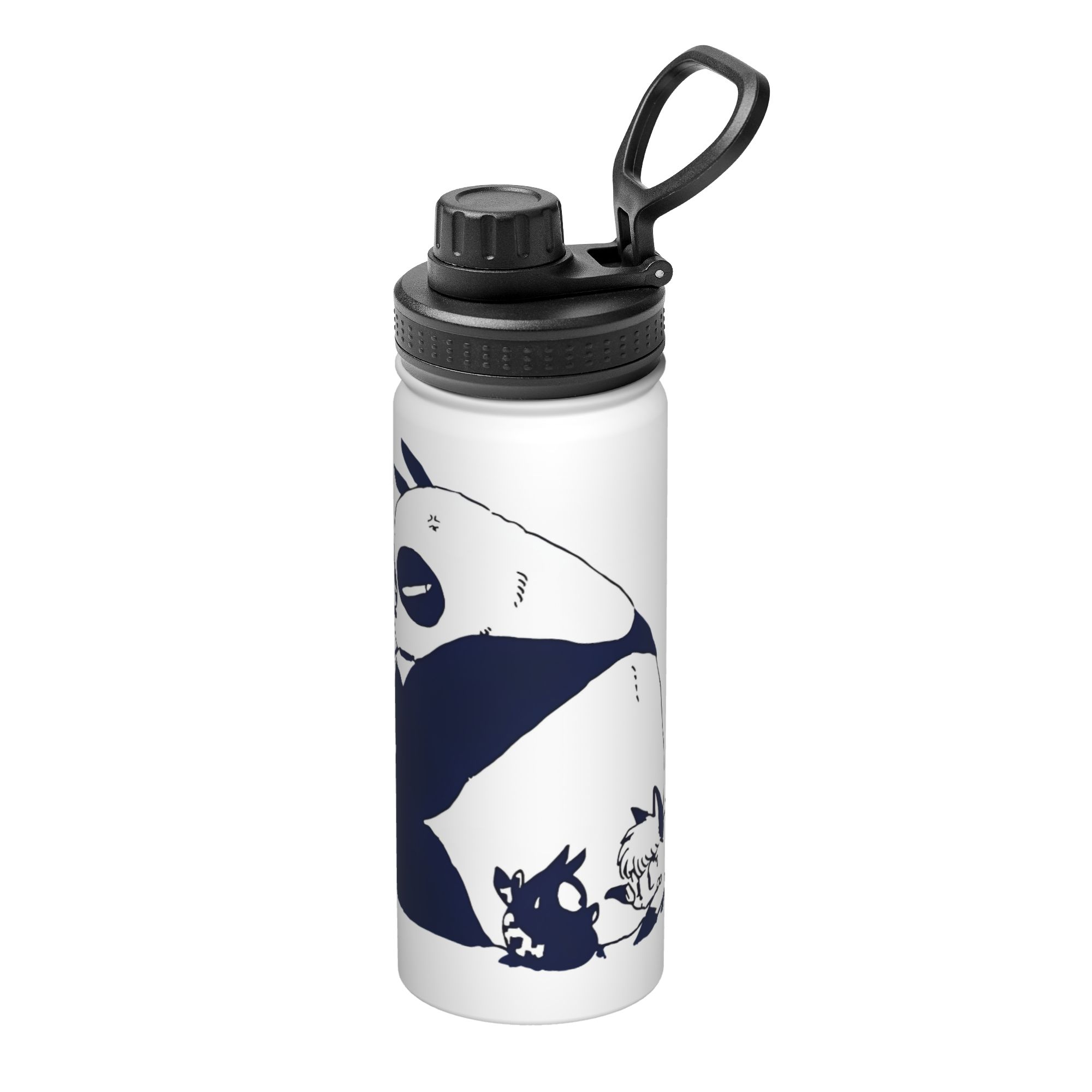 Sports Water Bottle Insulated - 란마 1/2 일본 애니메이션 팬더 디자인