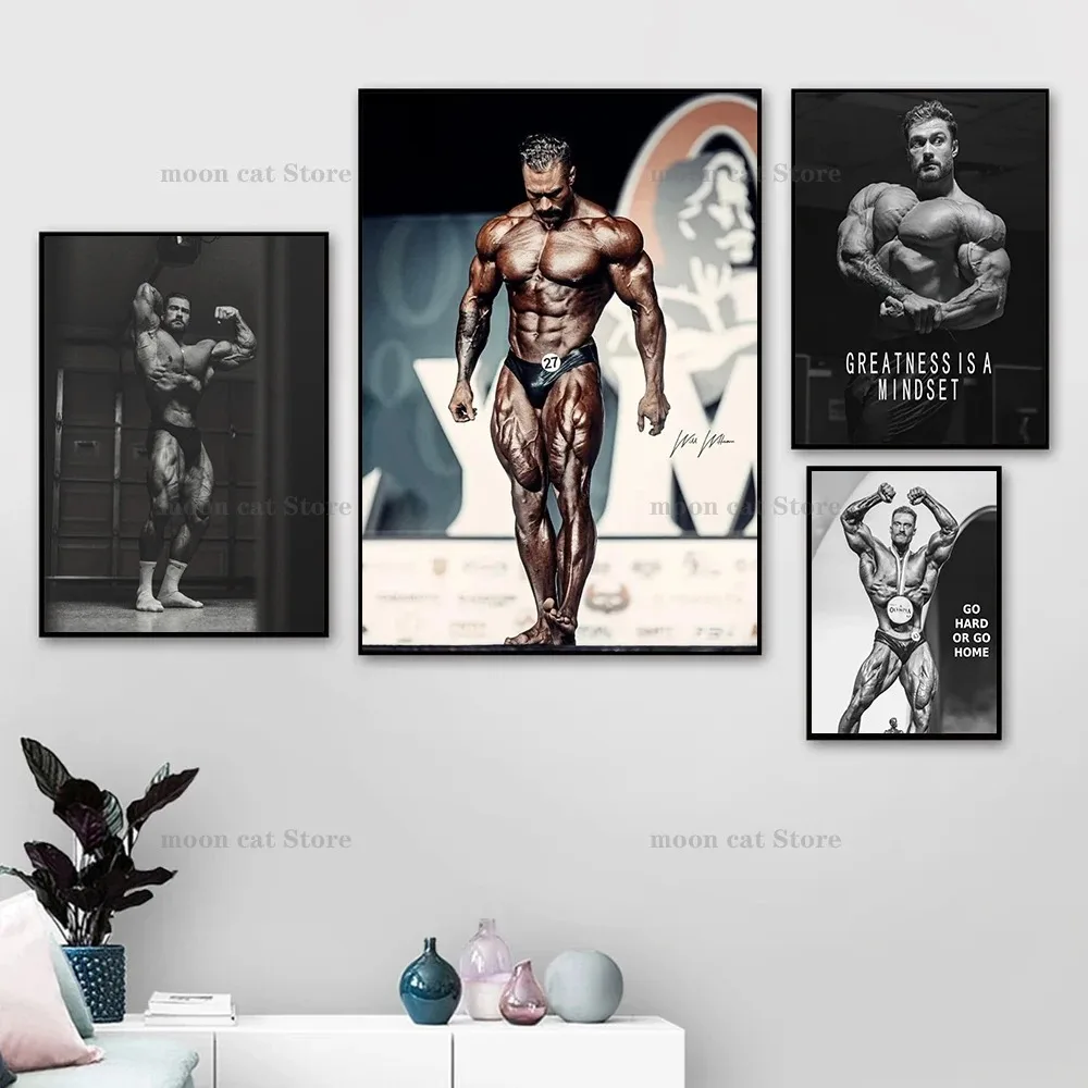 Sports Equipment Poster - 캔버스 페인팅 Chris Bumstead 보디 빌더